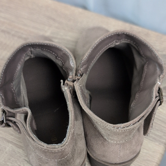 BAMBOO Taupe Ankle Boots - Picture 6 of 6